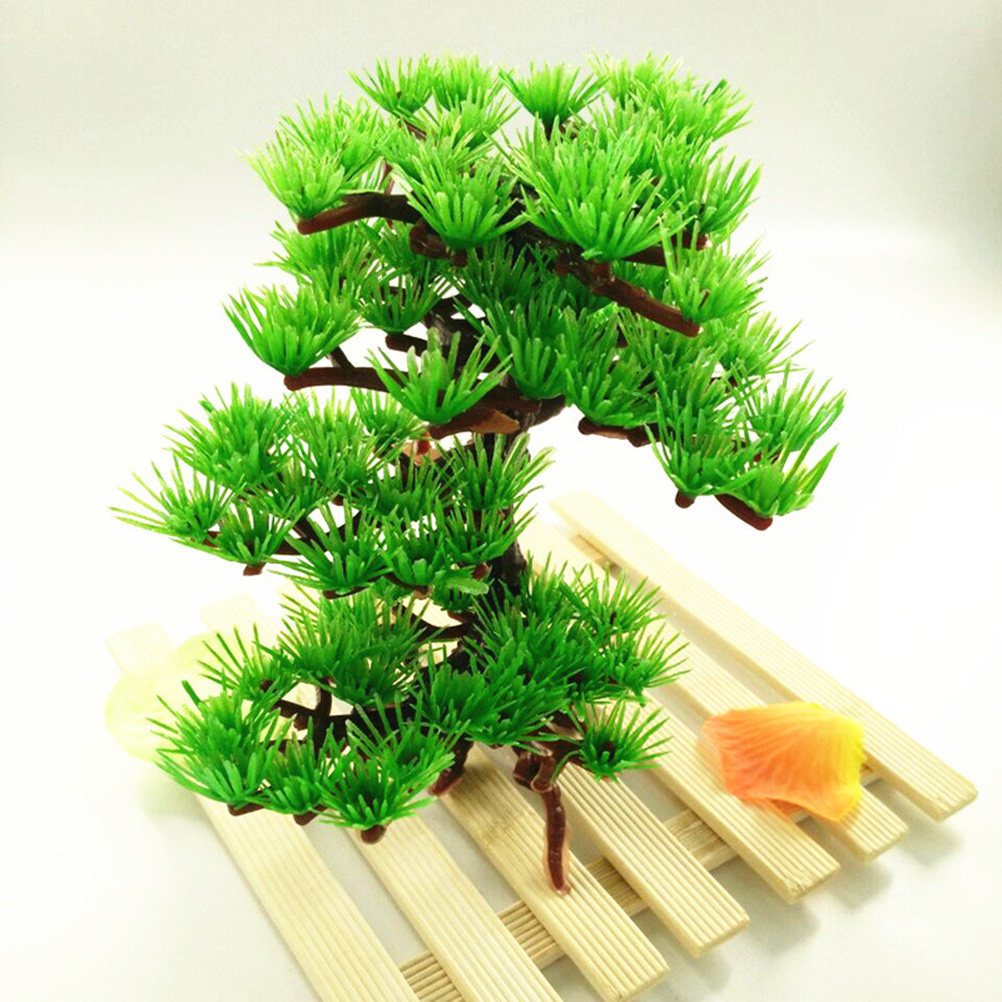 Non Planted Aquarium Fish - Pohon Pinus Buatan yang Tampak Alami