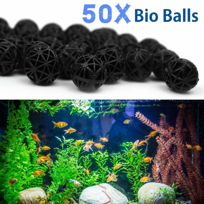 Aquarium For Planted Tank - 50 Buah Bola Filter Bio Akuarium