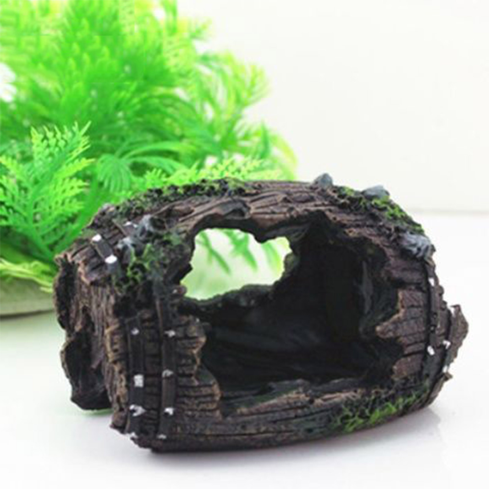 Aquarium Plant Roots - Ornamen Akuarium Lubang Berongga Terowongan Pohon
