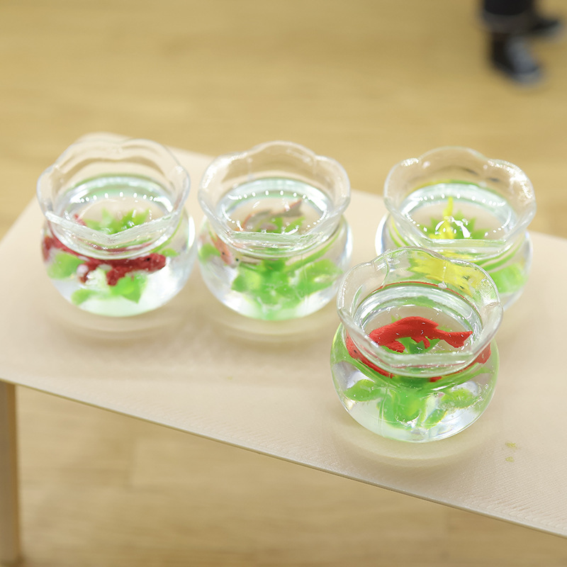 Planted Aquarium Models - Akuarium Mini dengan Ikan Mas &