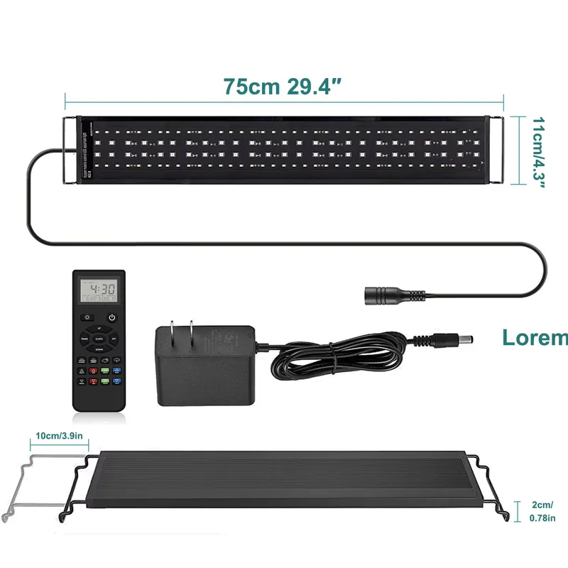 Aquarium Plant Live - Lampu Akuarium LED Profesional SIROKA 75cm
