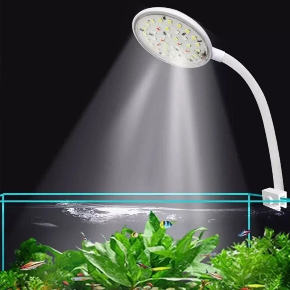 Aquarium Plant Live - Lampu klip tangki ikan Mini, lampu