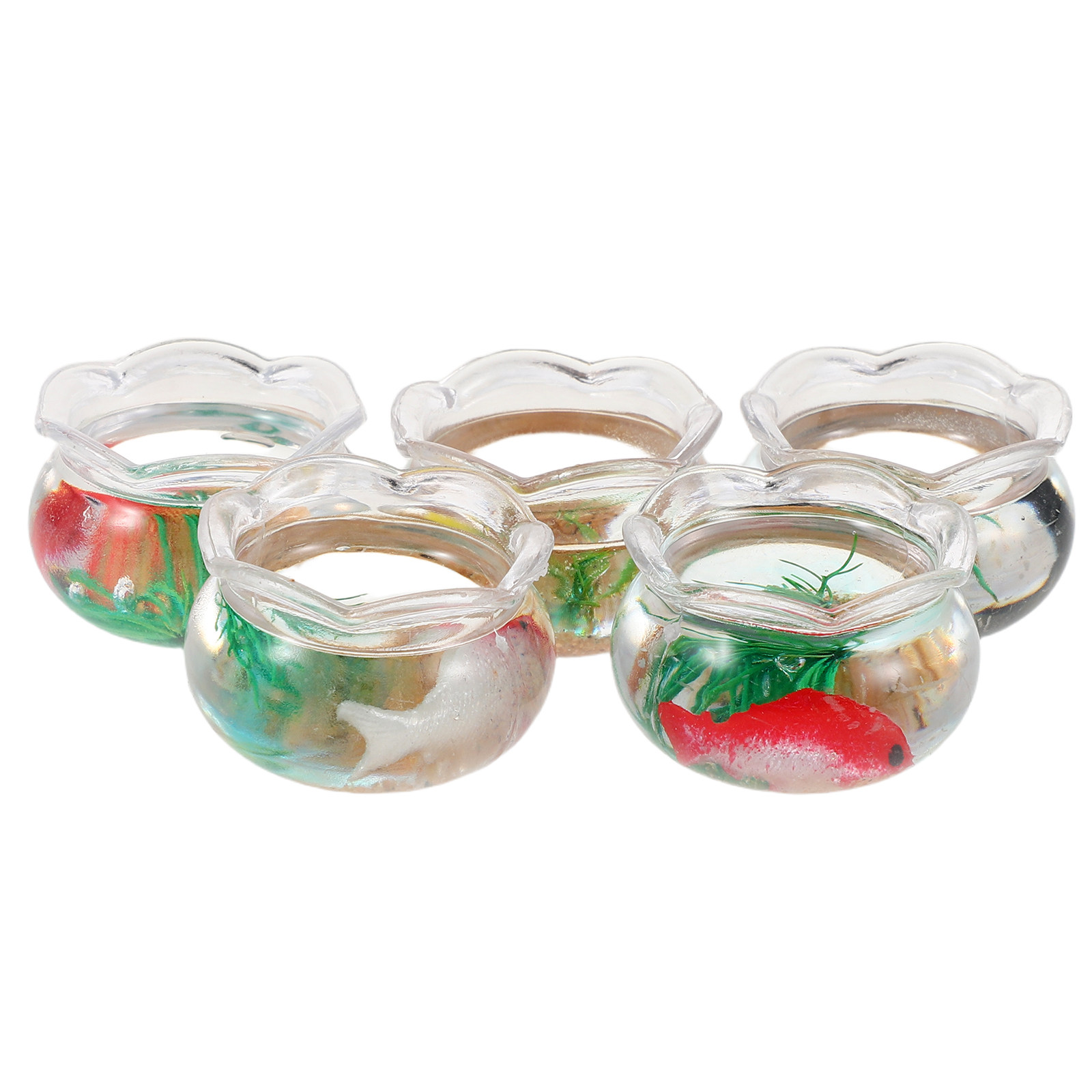 Aquarium Planting - 5 Buah Akuarium Ikan Mini, Bentuk
