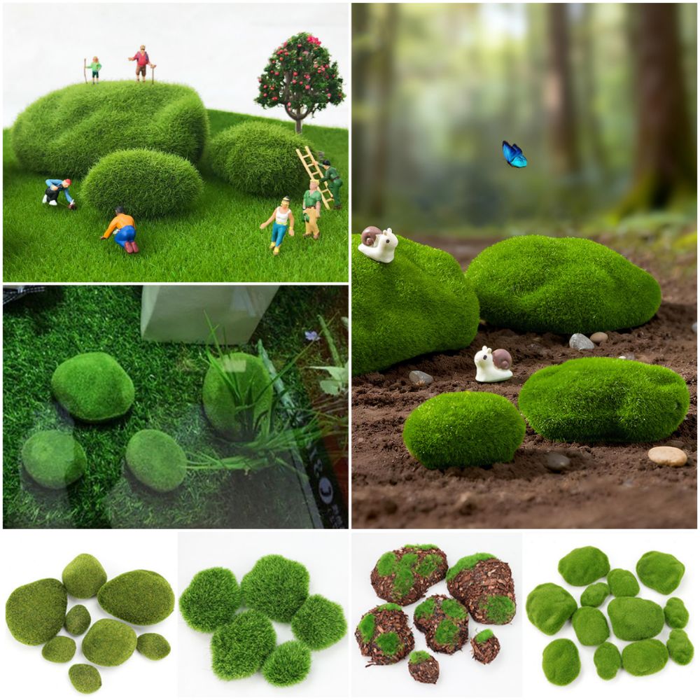 2/4/6/10PCS Batu Lumut Buatan  - Planted Aquarium Models ulasan dan harga