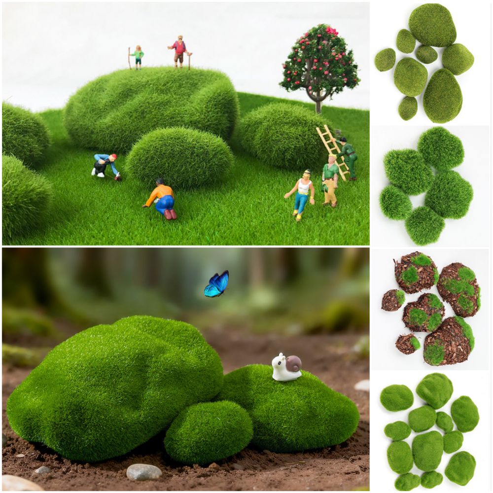 2/4/6/10PCS Batu Lumut Buatan  - Planted Aquarium Models ulasan dan harga