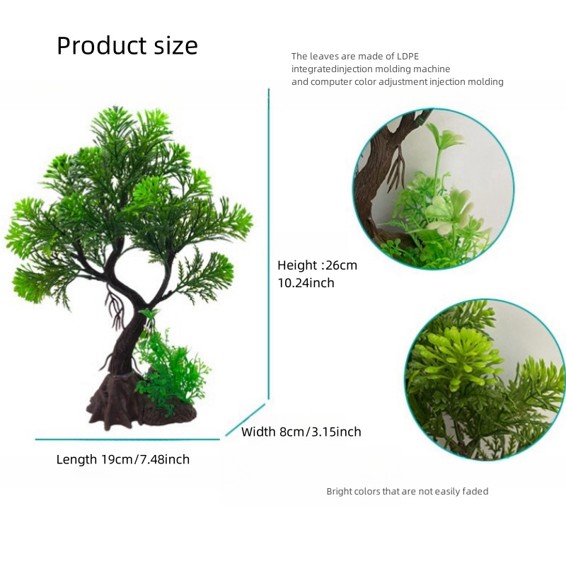 Aksesoris Dekorasi Akuarium Bu - Aquarium Plant Live ulasan dan harga