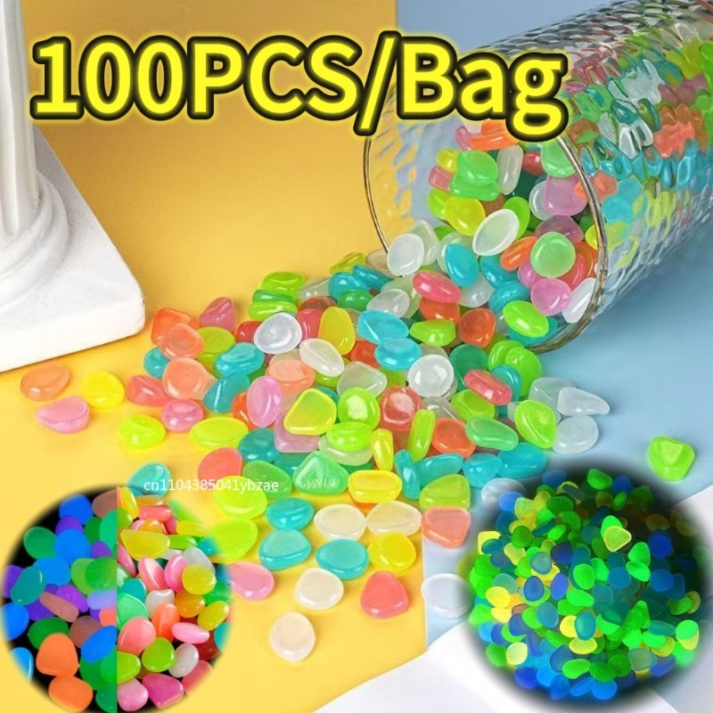 100-800 Buah Kerikil Menyala D - Aquarium Planting ulasan dan harga
