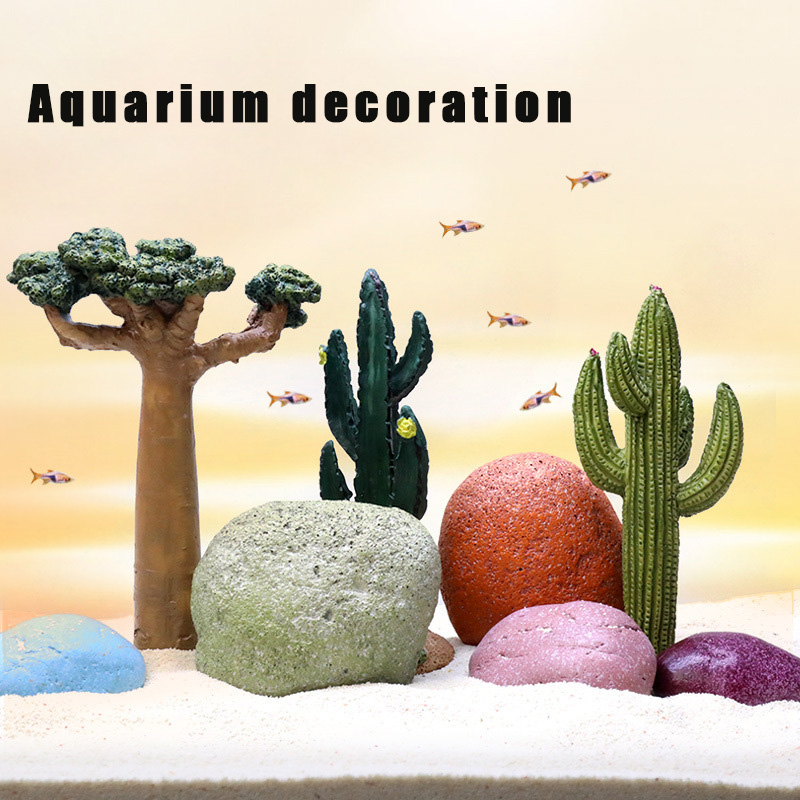 Dekorasi Akuarium Model Kaktus - Planted Aquarium Models ulasan dan harga