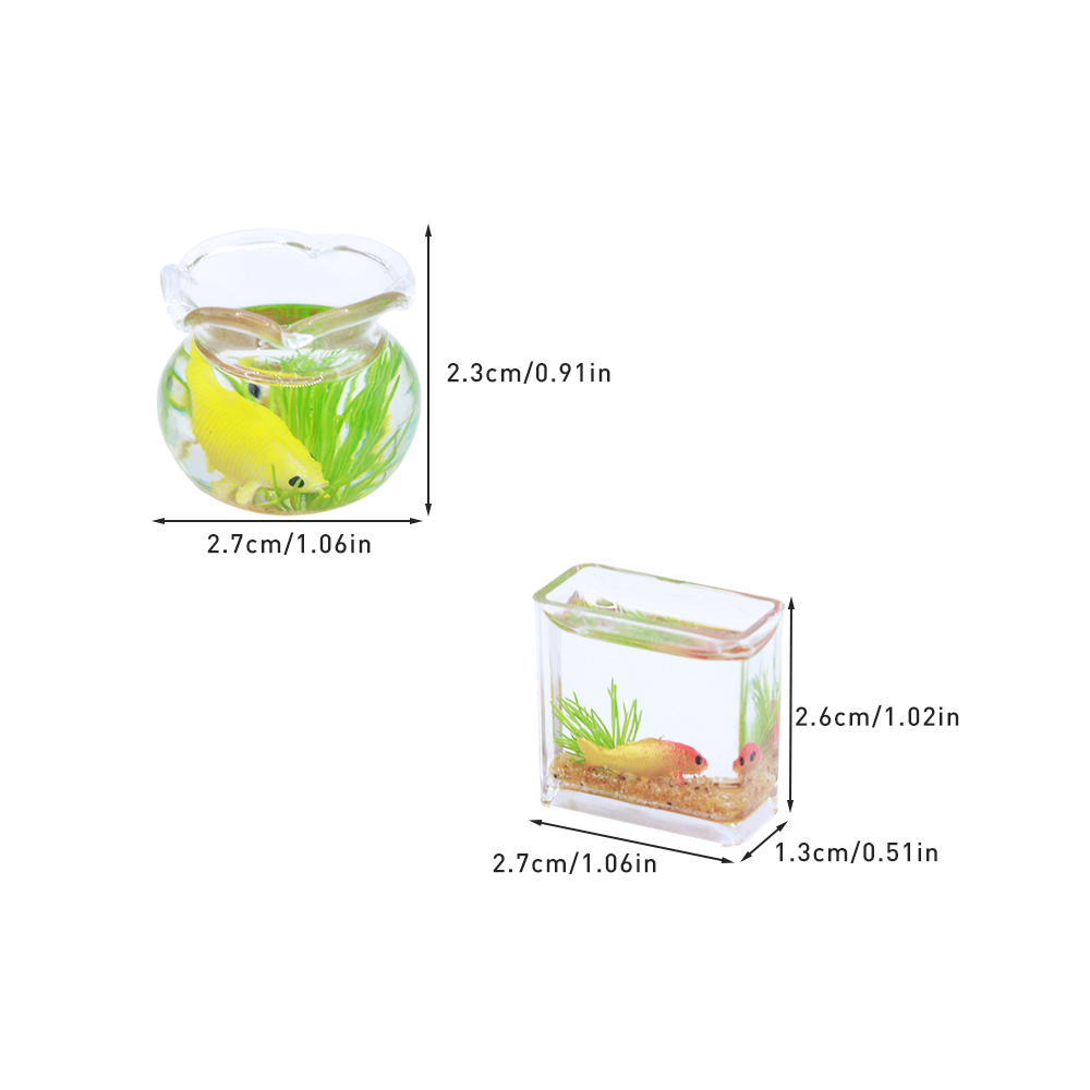 1 buah 1:12 simulasi rumah bon - Planted Aquarium Models ulasan dan harga