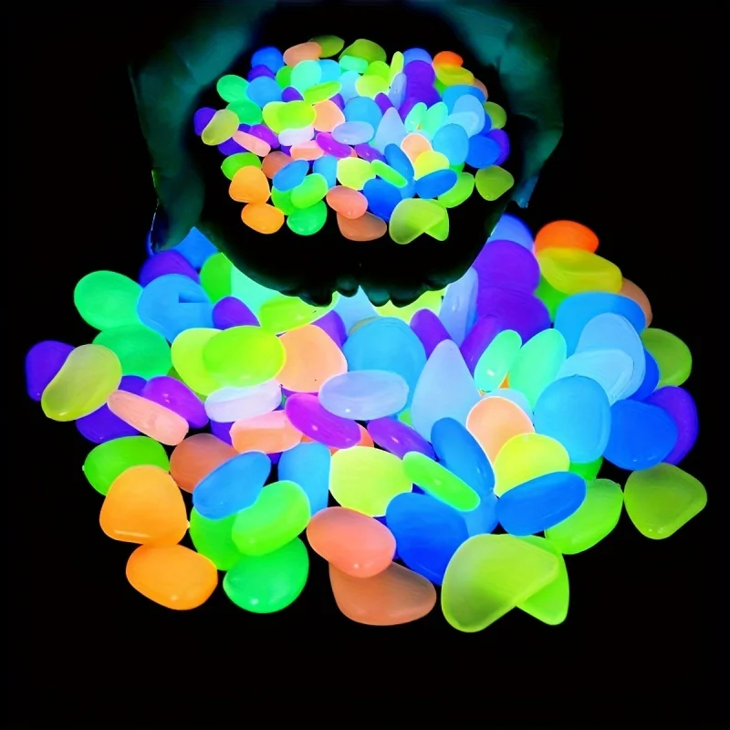 100 buah Batu Resin Bercahaya  - Aquarium Planting ulasan dan harga