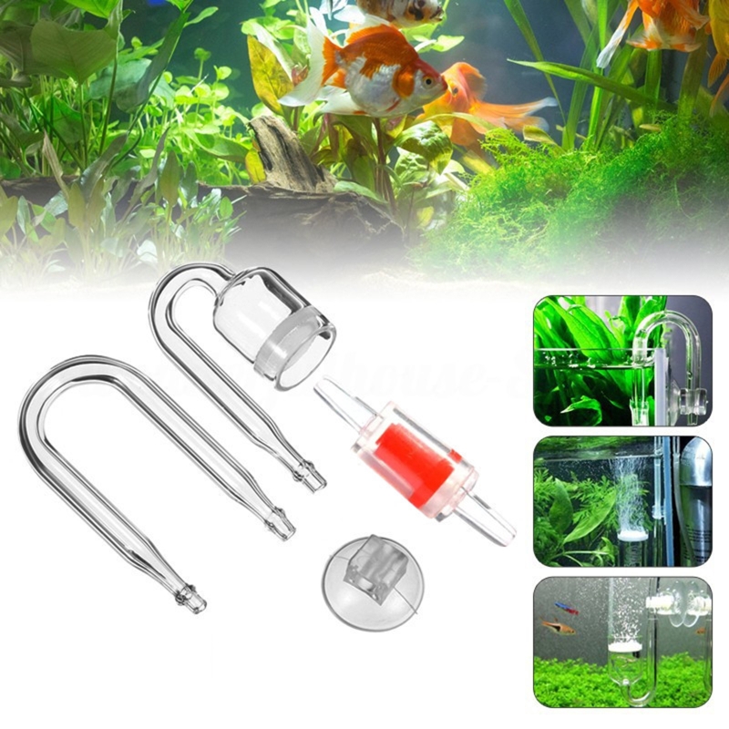 4 buah Set CO2 DIY Diffuser, u - Aquarium Plant Gel ulasan dan harga